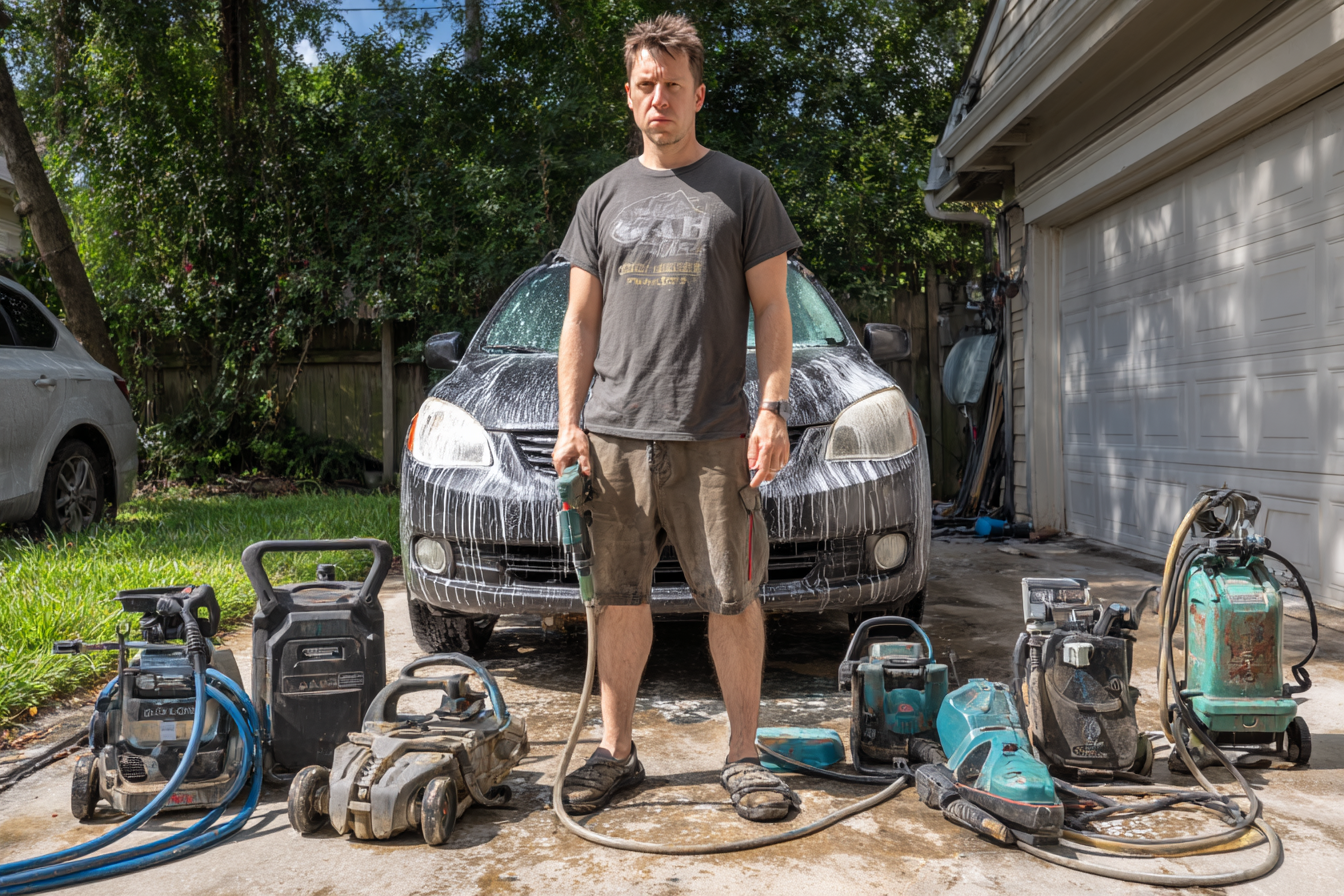 cordless car washer
